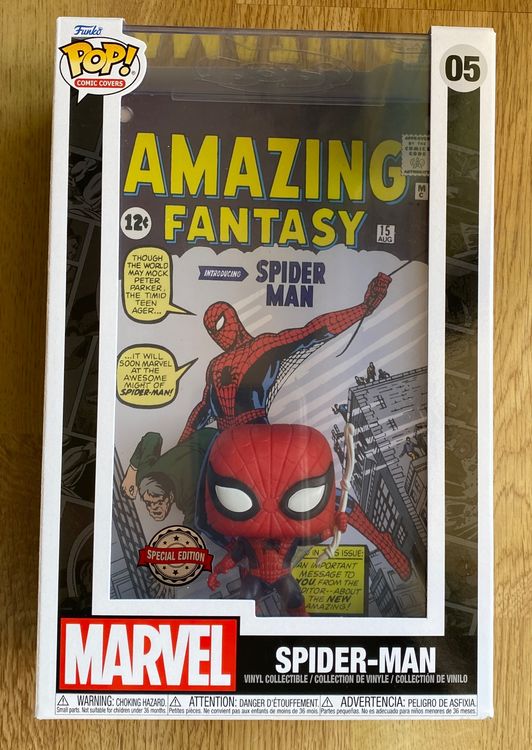 Funko Pop Comic Covers Amazing Fantasy #15 collectible