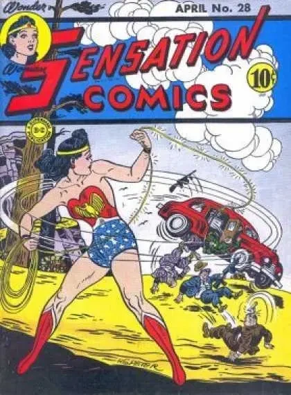 Sensation Comics 28 — Regular cover