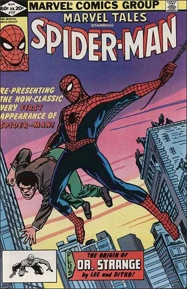 Marvel Tales #137, an Amazing Fantasy #15 homage cover by Not individually credited in available indices