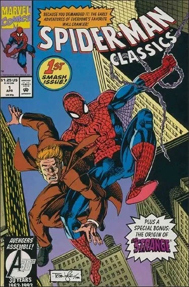 Spider-Man Classics #1, an Amazing Fantasy #15 homage cover by Tom Lyle