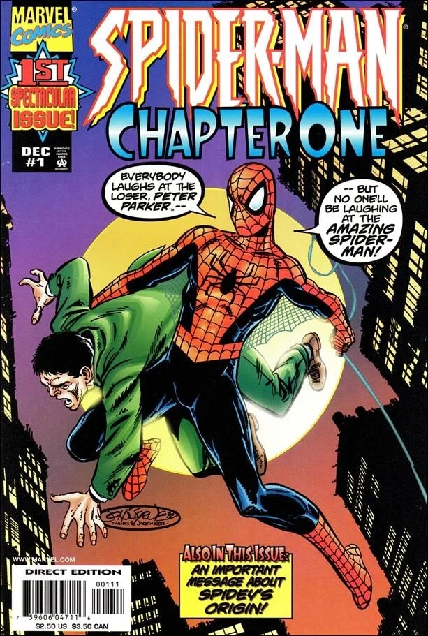 Spider-Man: Chapter One #1, an Amazing Fantasy #15 homage cover by John Byrne