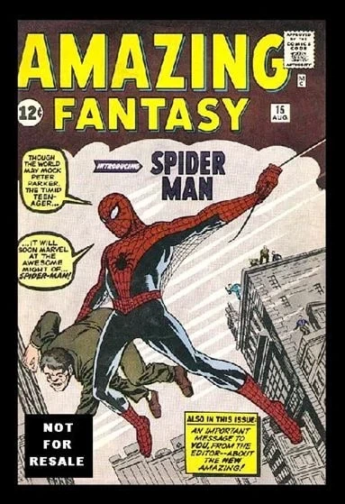 Amazing Fantasy #15, an Amazing Fantasy #15 homage cover by Pete Woods