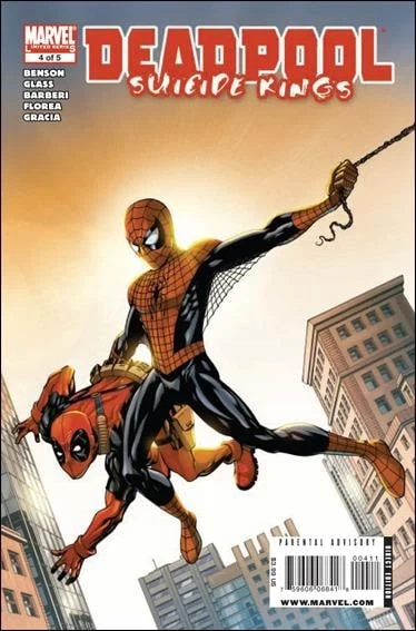 Deadpool: Suicide Kings #4, an Amazing Fantasy #15 homage cover by Mike McKone