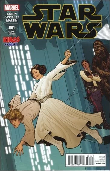 Star Wars #1, an Amazing Fantasy #15 homage cover by Joe Quinones