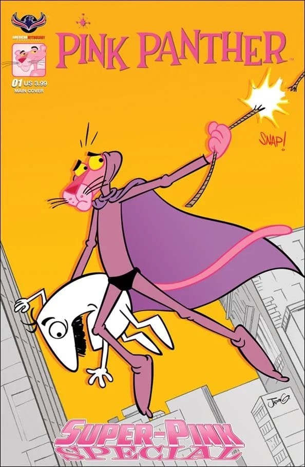 Pink Panther Super-Pink Special #1, an Amazing Fantasy #15 homage cover by Jacob Greenawalt