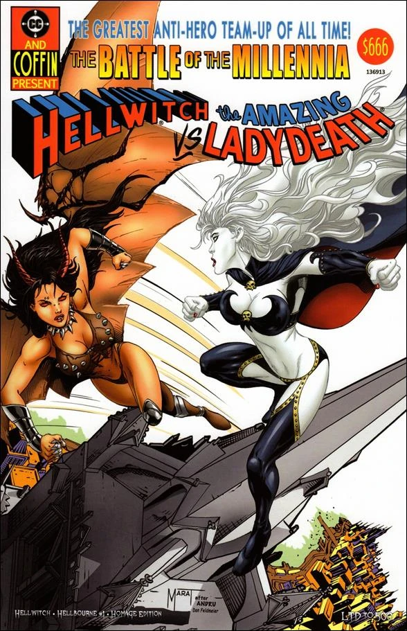 Hellwitch: Hellbourne #1 — Kickstarter Marat Mychaels Homage Variant