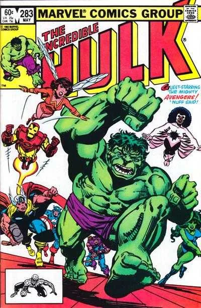The Incredible Hulk #283 — Standard cover (direct + newsstand editions)