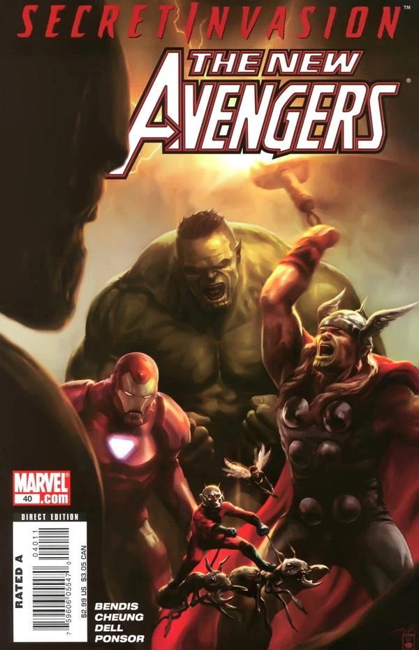 The New Avengers #40 — Standard cover (Secret Invasion)