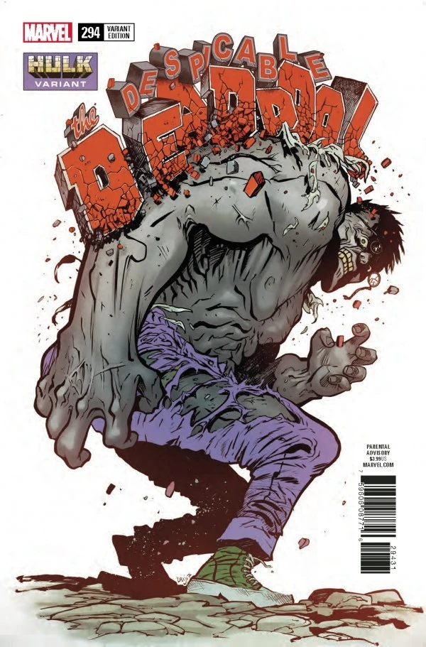 The Despicable Deadpool #294 — Daniel Warren Johnson Hulk Variant