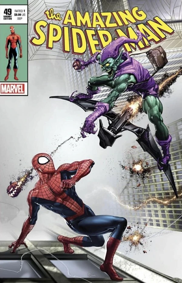 The Amazing Spider-Man #49 — KRS Comics Clayton Crain Classic Variant / KRS Comics Clayton Crain Variant / KRS Comics Clayton Crain Virgin Variant