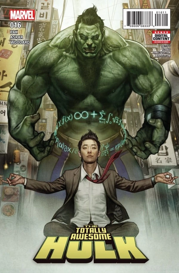 The Totally Awesome Hulk #16 — Standard cover, cover by Stonehouse