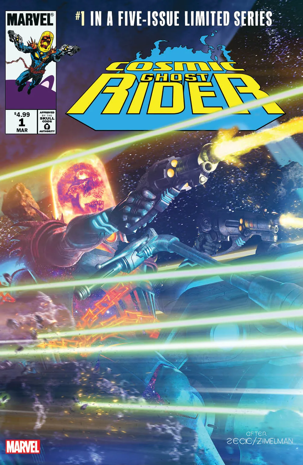 Cosmic Ghost Rider #1 — East Side Comics Rahzzah Variant (+ Virgin Variant)