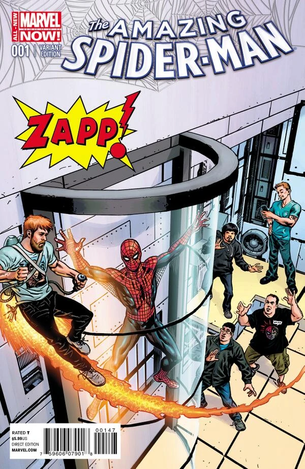 The Amazing Spider-Man #1 — Zapp! Comics Luke Ross Variant
