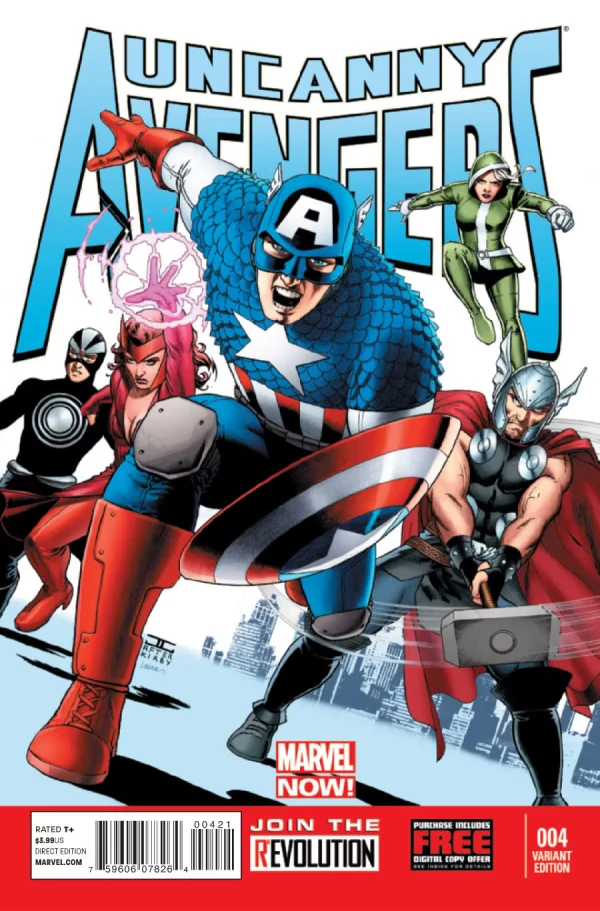 Uncanny Avengers #4 — 1:100 John Cassaday Variant