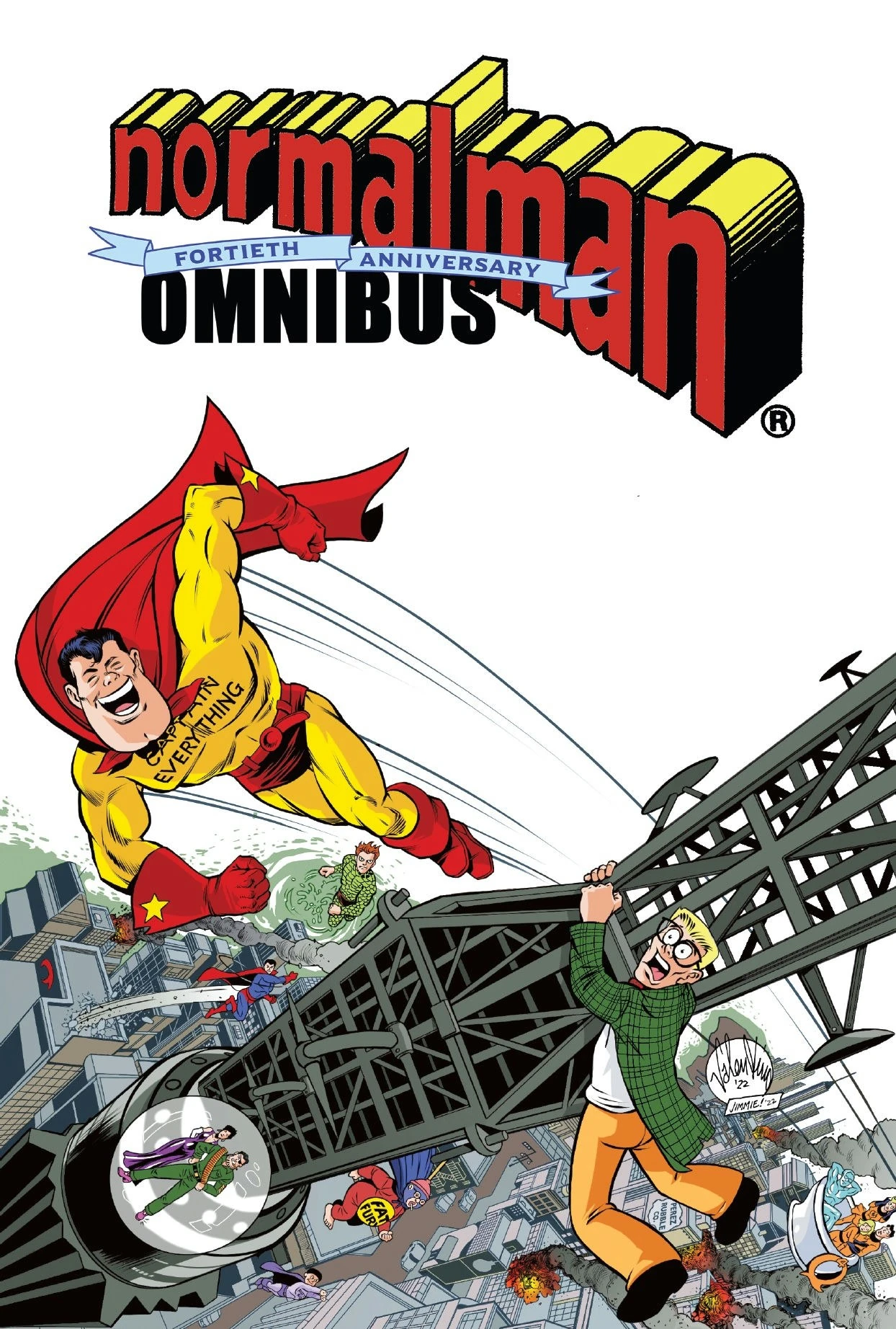 Normalman Fortieth Anniversary Omnibus HC — Standard cover