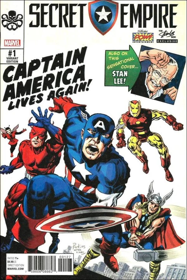Secret Empire #1 — Stan Lee Box Perkins Variant