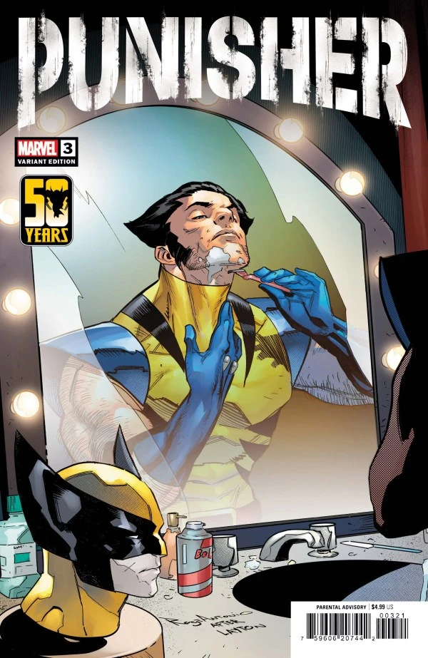 Punisher #3 — Rogê Antônio Wolverine 50th Anniversary Variant