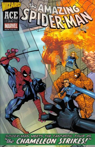 Wizard Ace Edition: Amazing Spider-Man #1 — Acetate overlay cover