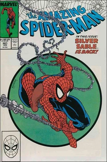 Amazing Spider-Man #301 Todd McFarlane Amazing Spider-Man #300 homage cover