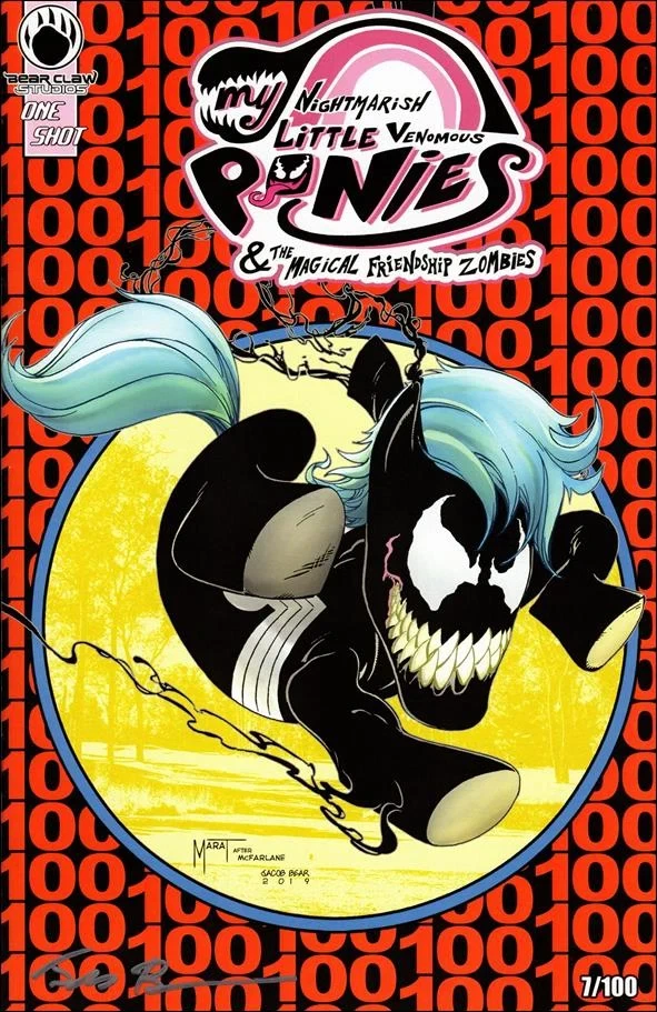 My Nightmarish Little Venomous Ponies and the Magical Friendship Zombies #nn Unconfirmed Amazing Spider-Man #300 homage cover