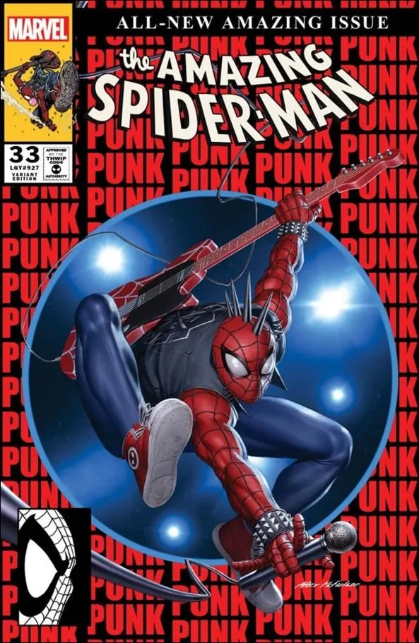 Amazing Spider-Man #33 Jung-Geun Yoon Amazing Spider-Man #300 homage cover