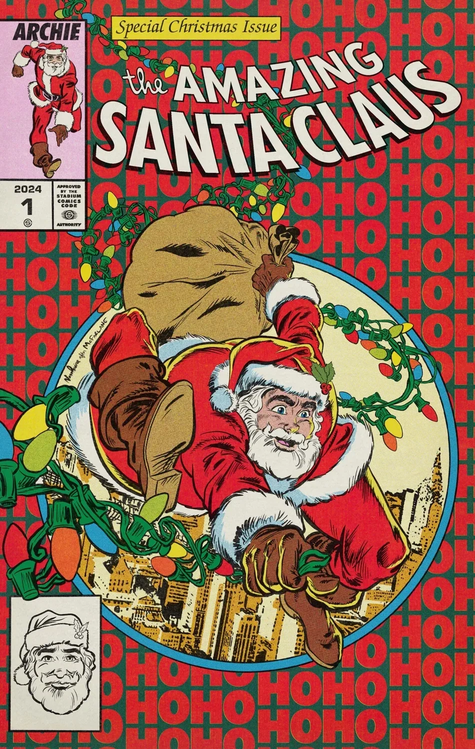 Archie Christmas Spectacular #1 Nuno Pereira Amazing Spider-Man #300 homage cover