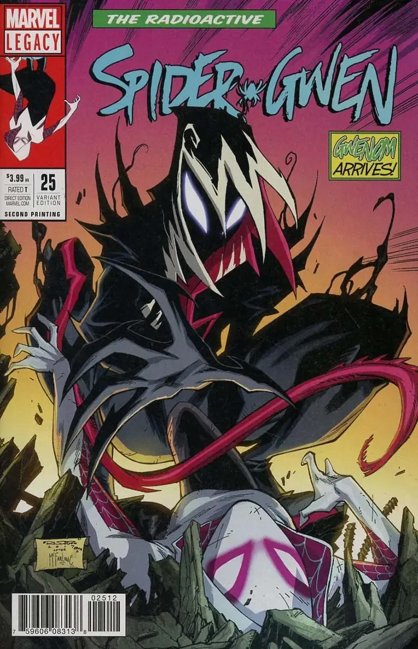 Spider-Gwen #25 second printing flat Khary Randolph ASM #316 homage cover