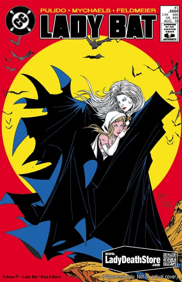 Lady Death: Echoes 1 Batman 423 homage cover