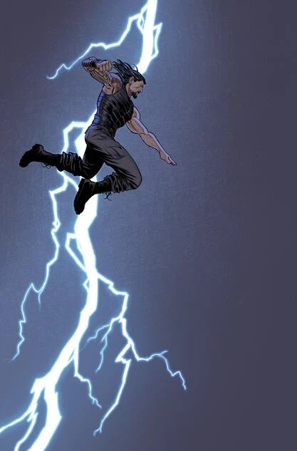 WWE #10 (Cover A) cover, a homage to Batman: The Dark Knight Returns #1