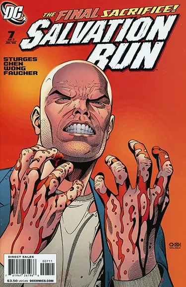 Salvation Run #7 — Green Lantern #49 Homage — Regular cover (Cover A)