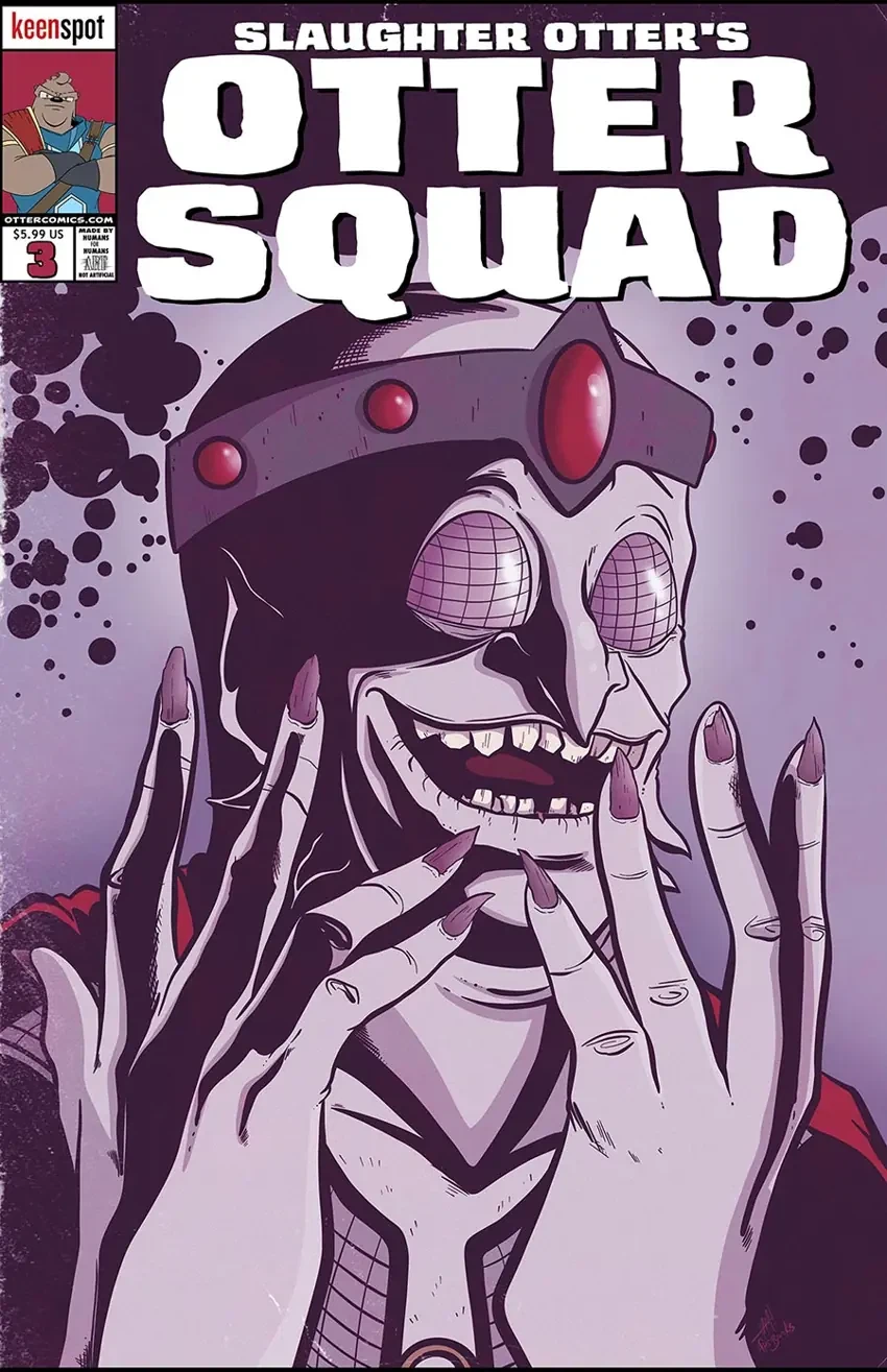Otter Squad #3 — Green Lantern #49 Homage — Cover B variant