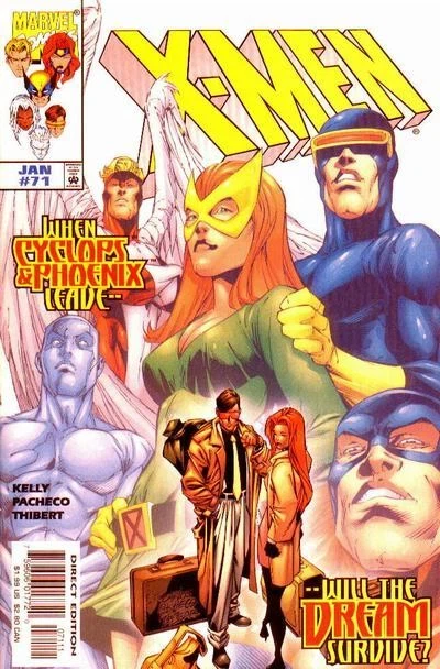 X-Men #70 (1991 series), Standard gatefold cover, Giant-Size X-Men #1 homage