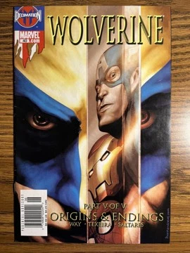Wolverine #40 cover, an homage to The Incredible Hulk #340