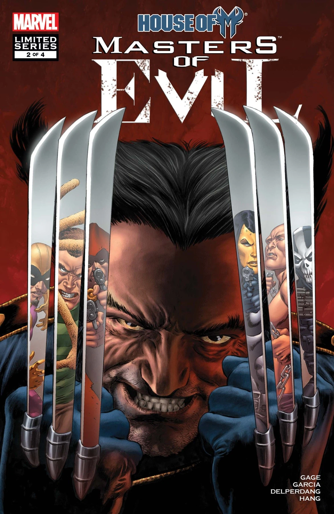 House of M: Masters of Evil #2 cover, an homage to The Incredible Hulk #340