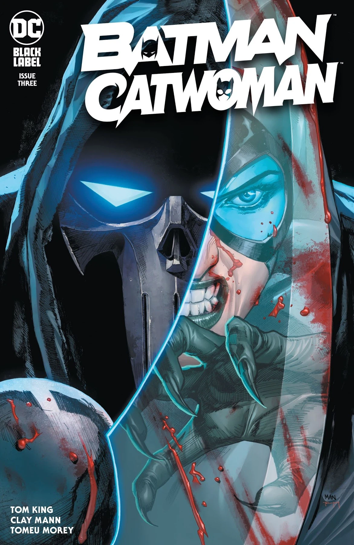 Batman/Catwoman #3 cover, an homage to The Incredible Hulk #340