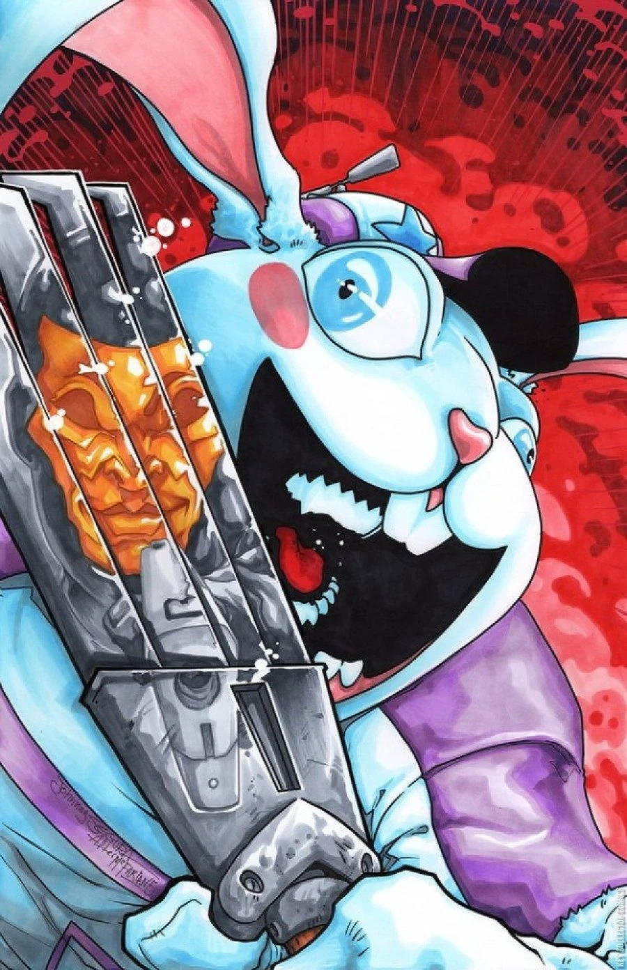 Exquisite Corpses: Rascal Randy #1 cover, an homage to The Incredible Hulk #340