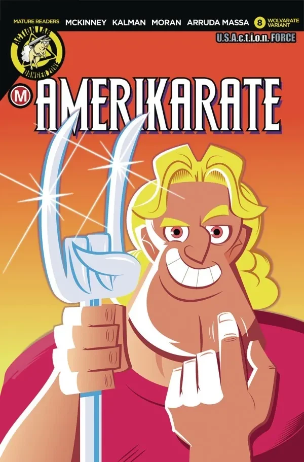 Amerikarate #8 Cover D 'Wolvarate' variant