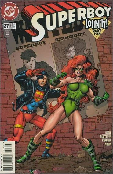 Superboy #27 cover, an homage to Uncanny X-Men #141