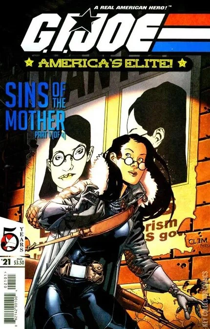 G.I. Joe: America's Elite #21 cover, an homage to Uncanny X-Men #141