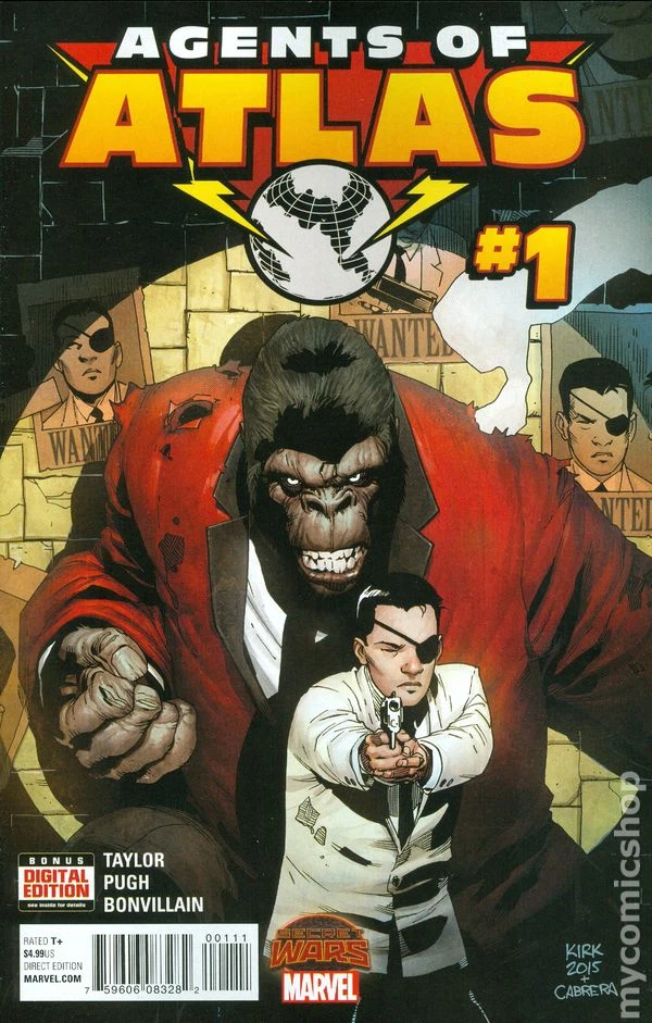Secret Wars: Agents of Atlas #1 cover, an homage to Uncanny X-Men #141