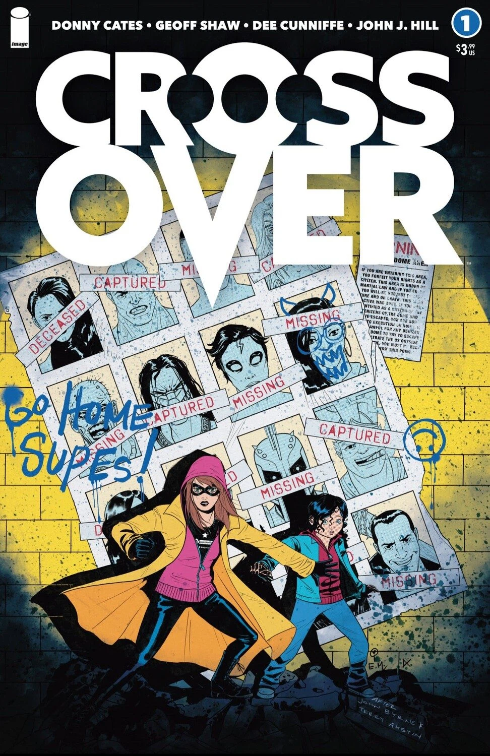 Crossover #1 (616 Comics, Megan Hutchison Variant) cover, an homage to Uncanny X-Men #141