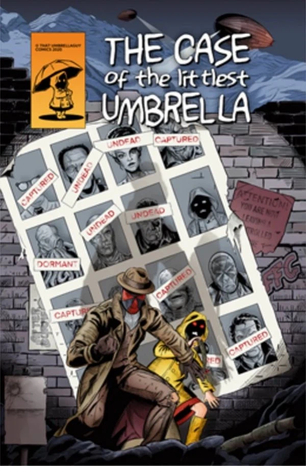 The Case of the Littlest Umbrella #1 (2nd Campaign Exclusive) cover, an homage to Uncanny X-Men #141