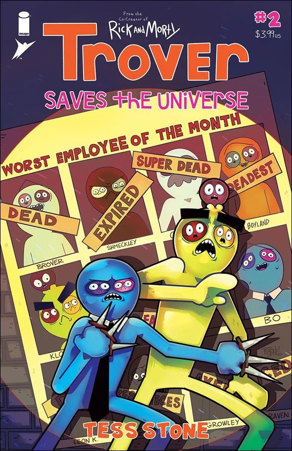 Trover Saves the Universe #2 cover, an homage to Uncanny X-Men #141