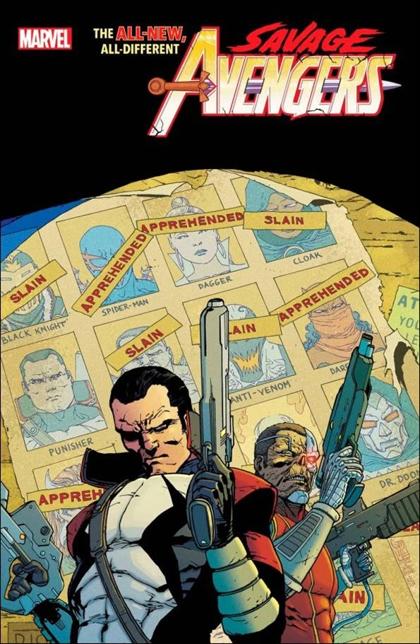 Savage Avengers #9 cover, an homage to Uncanny X-Men #141