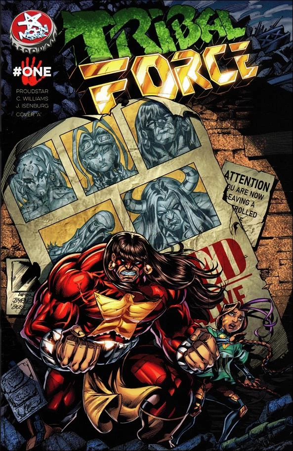 Tribal Force #1 cover, an homage to Uncanny X-Men #141