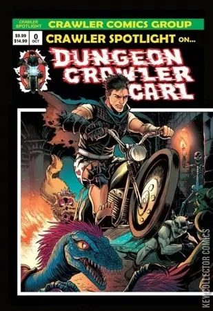 Dungeon Crawler Carl homage to Marvel Spotlight #5, cover by Jason Flowers