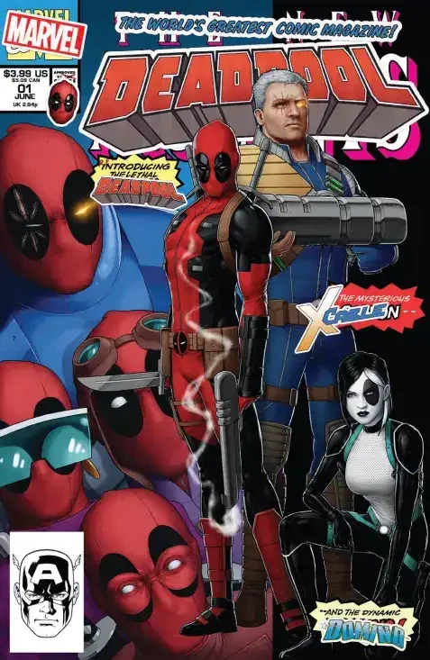 Deadpool #1 (2018 Marvel vol. 6; John Tyler Christopher Homage Variant)
