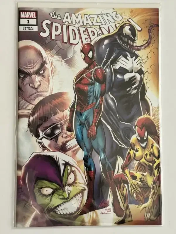 Amazing Spider-Man #1 Facsimile Edition (Rob Liefeld WhatNot Homage — trade + virgin)