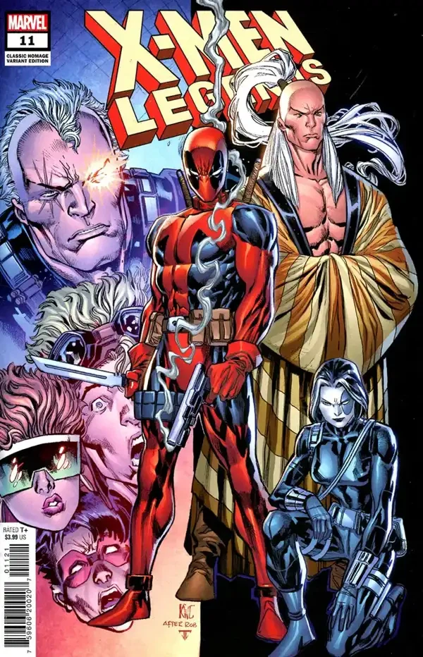 X-Men Legends #11 (Ken Lashley New Mutants #98 Homage Cover)