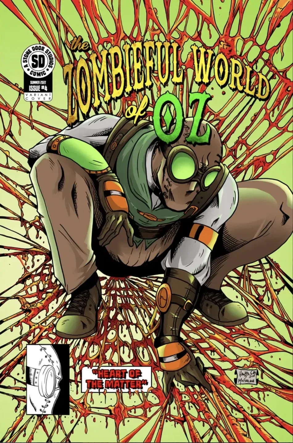 The Zombieful World of Oz #4 — Homage Edition